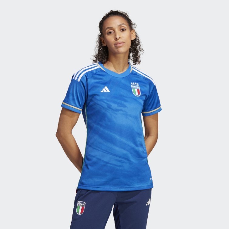 Maillot Domicile Italie 23 Adidas Bleu
