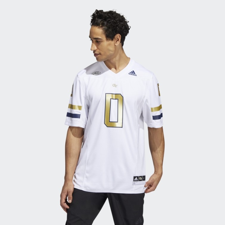 Maillot Domicile Adidas Georgia Tech Classic Blanc