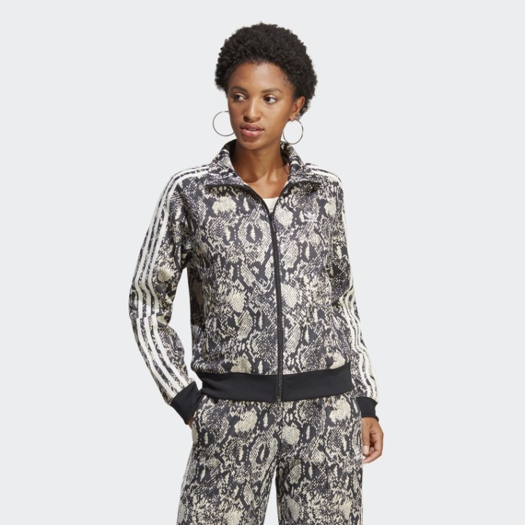Adidas Python Allover Print Track Top Noir