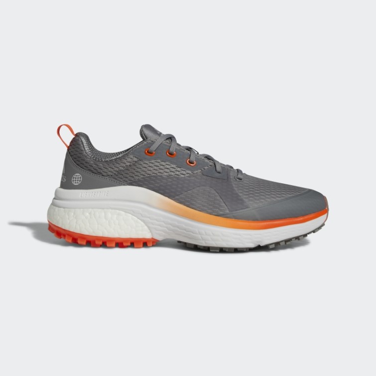Gris/blanc/orange