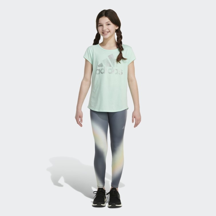 Adidas Collants Arc-en-ciel Wrap Gris Moyen