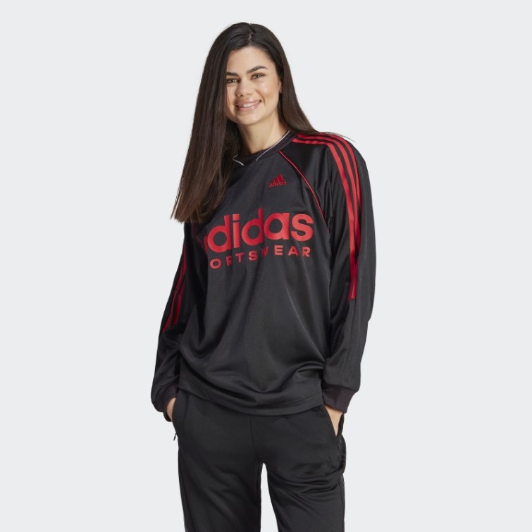 Adidas Maillot Manches Longues Jacquard Blanc
