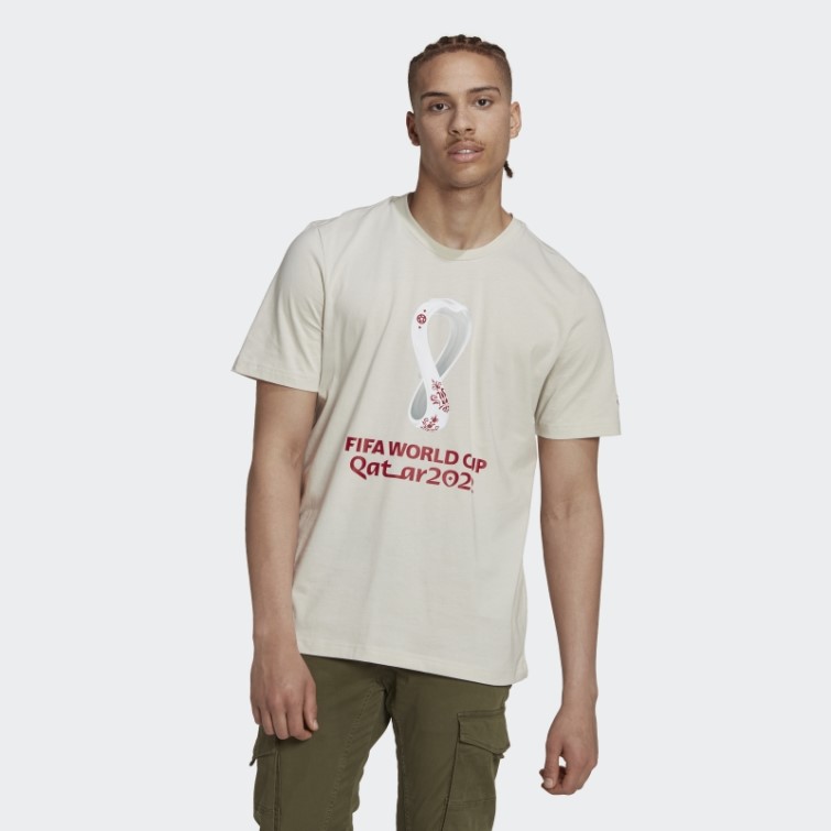 T-shirt Graphique Adidas Coupe Du Monde Fifa 2022 Talc