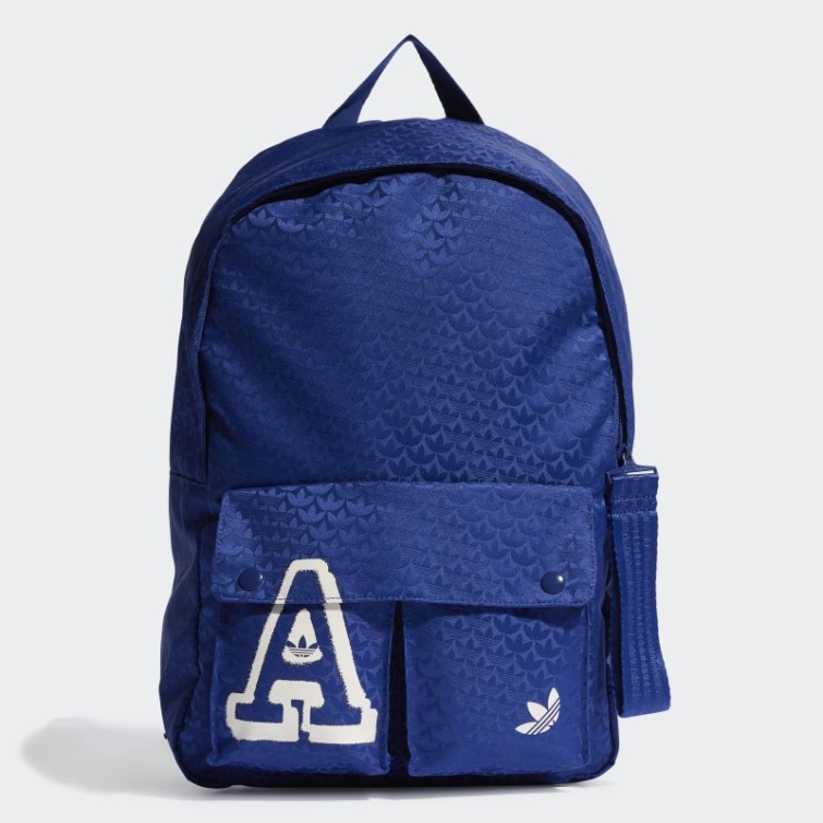 Sac à Dos Monogramme Jacquard Trèfle Bleu Victoire Adidas