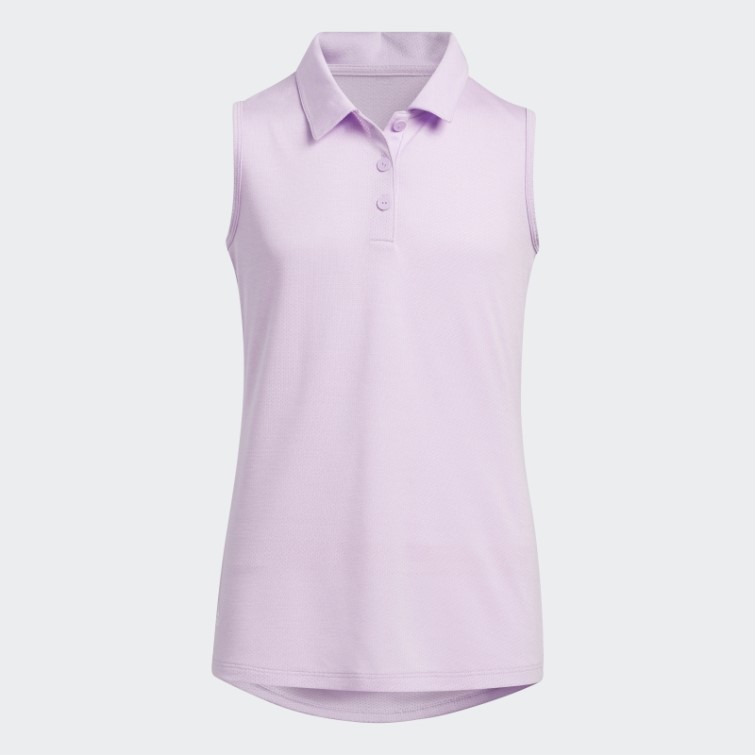 Polo De Golf Sans Manches Heat.rdy Lilas Adidas