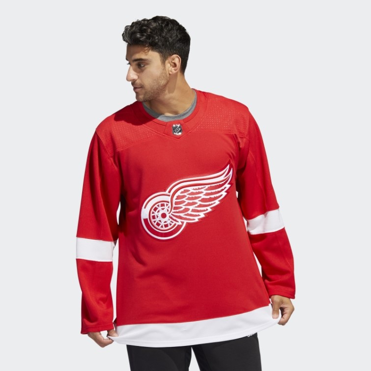 Maillot Red Wings Domicile Authentique Rouge Adidas