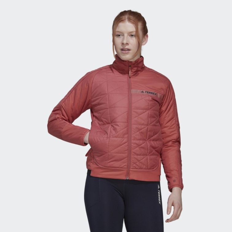 Adidas Veste Isolante Multi-synthétique Rouge Terrex