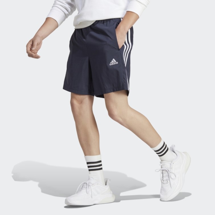 Adidas Aeroready Essentials Chelsea 3-stripes Short Blanc