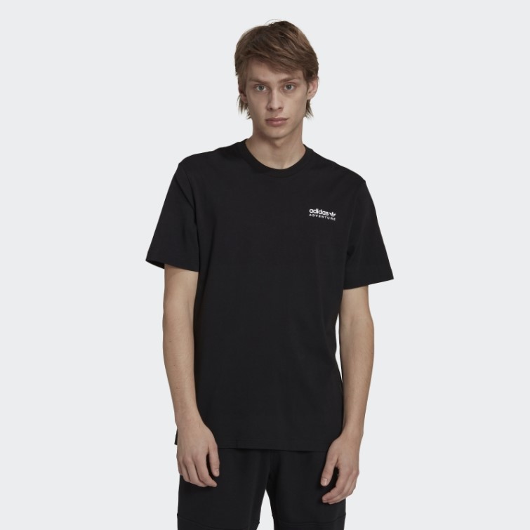 T-shirt Adidas Aventure Montagne Noir