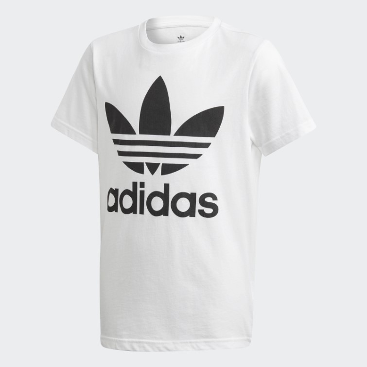 T-shirt Trèfle Adidas Blanc