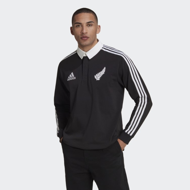 Polo All Blacks Rugby Heritage Noir Adidas