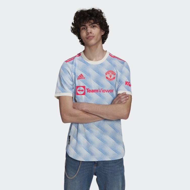 Adidas Maillot Manchester United 21/22 Extérieur Authentique Blanc