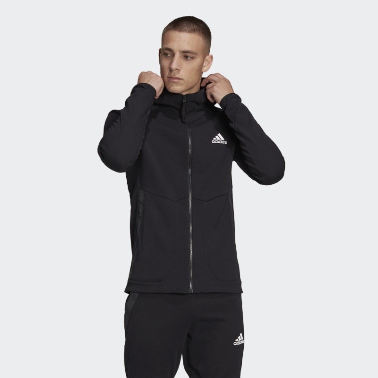 Conçu Pour Gameday Veste Entièrement Zippée Adidas Noir