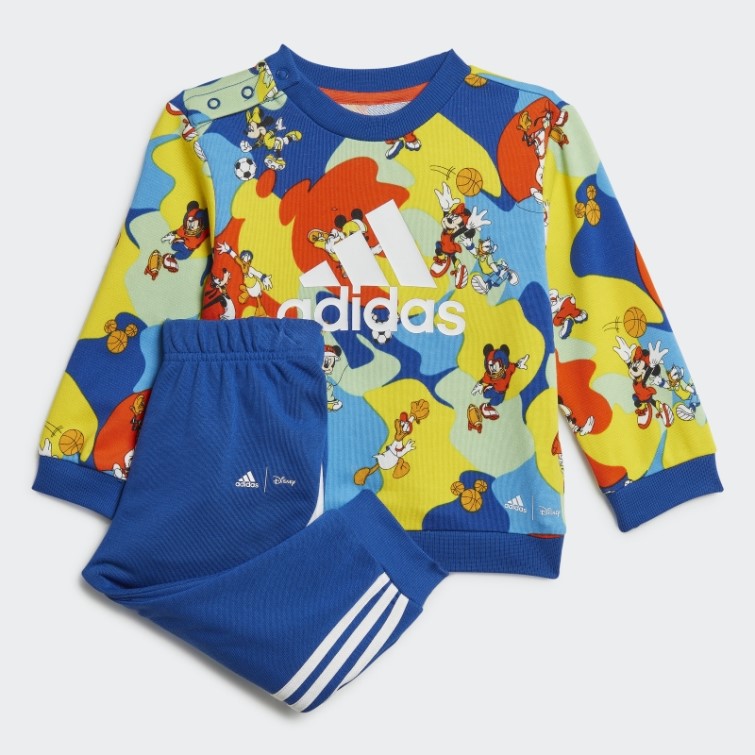 Ensemble De Jogging Adidas X Disney Mickey Mouse Bleu Royal Mode