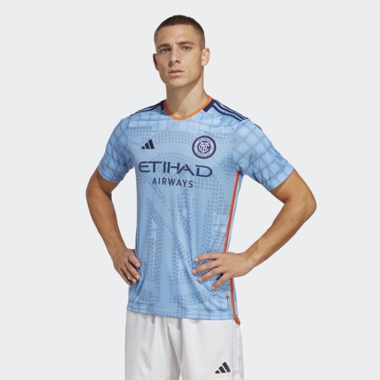 Maillot Adidas Bahia Domicile New York City Fc 23/24 Bleu Clair
