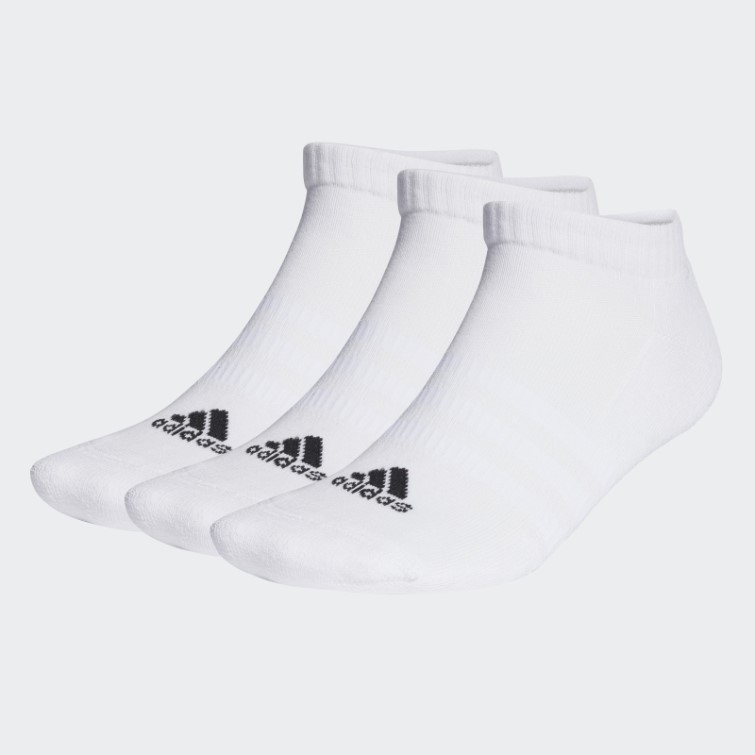 Chaussettes Basses Amorties 3 Paires Adidas Blanc