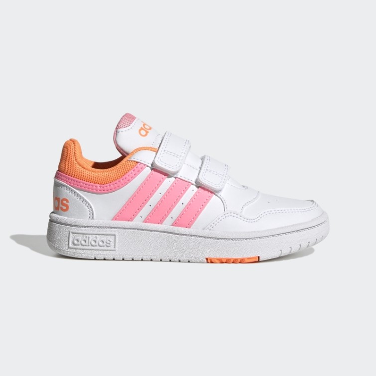 Adidas Hoops Lifestyle Basket-ball Chaussures Auto-agrippantes Faisceau Rose