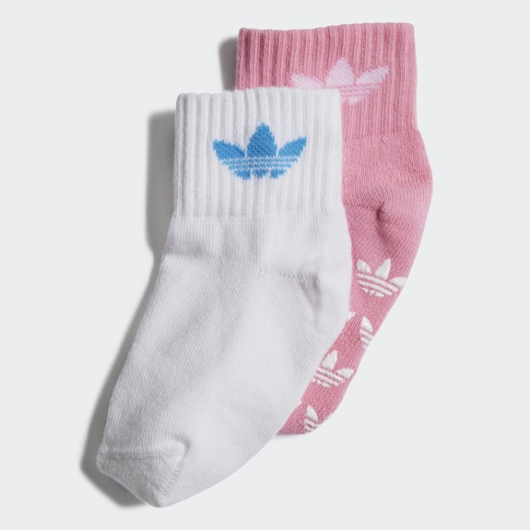 Chaussettes Antidérapantes 2 Paires Rose Adidas