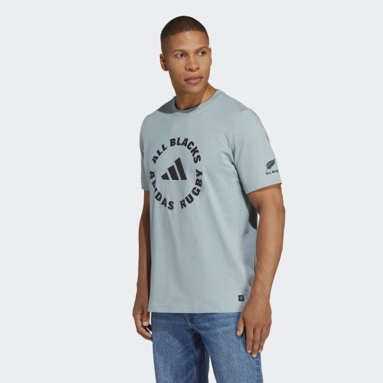 Tee Shirt Supporters Rugby All Blacks Adidas Gris