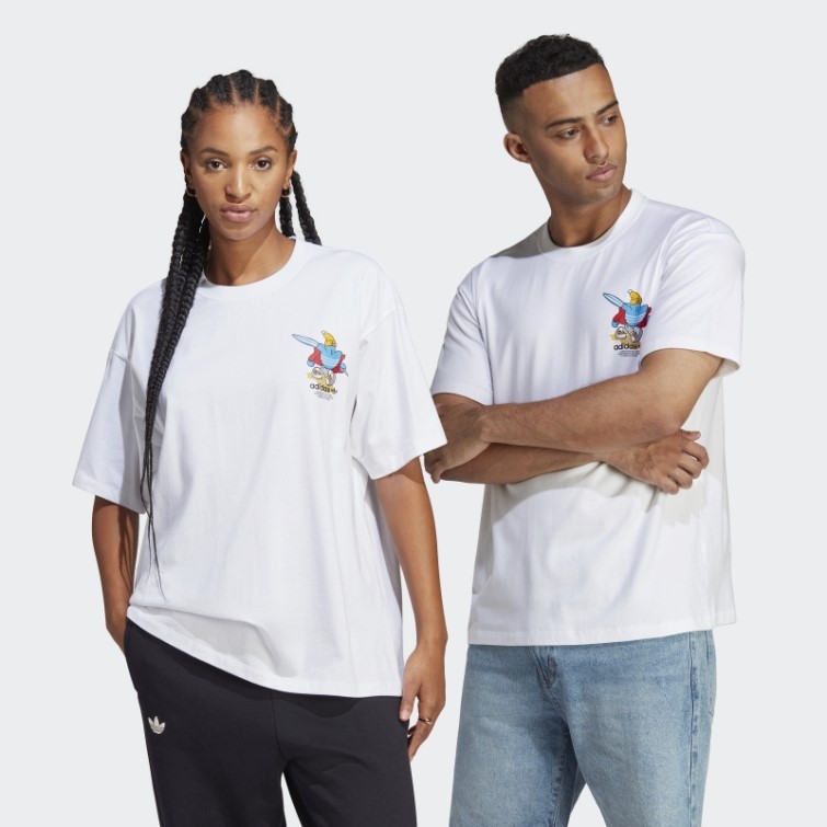 T-shirt De Noël (neutre) Blanc Adidas