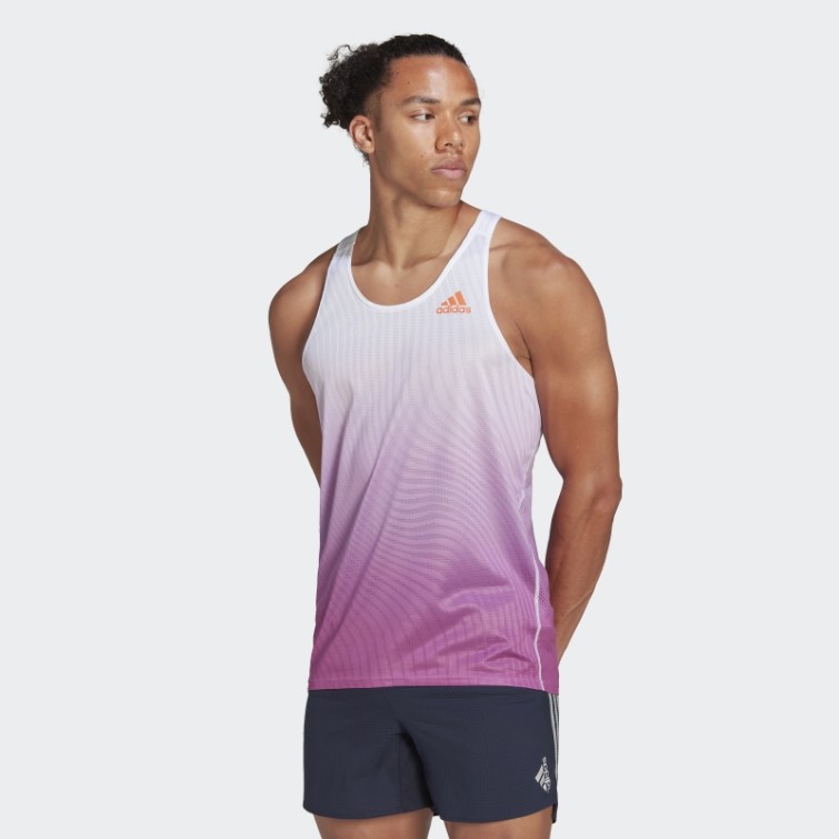 Adidas Singulet Lilas Adizero