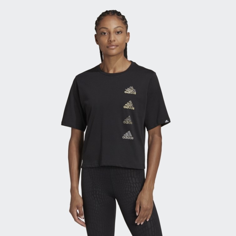 Tee Shirt Graphique Noir Aeroready Training Adidas