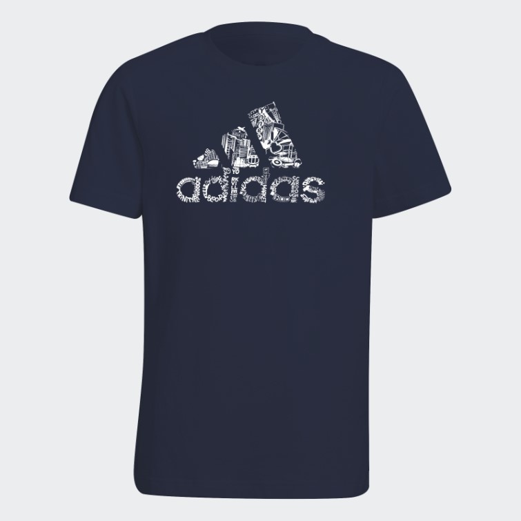 Adidas Badge Of Sport T-shirt Enfant Bleu Marine
