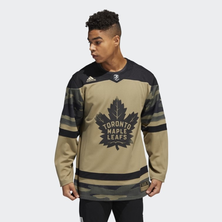 Maillot Adidas Maple Leafs Camo Orbite Vert