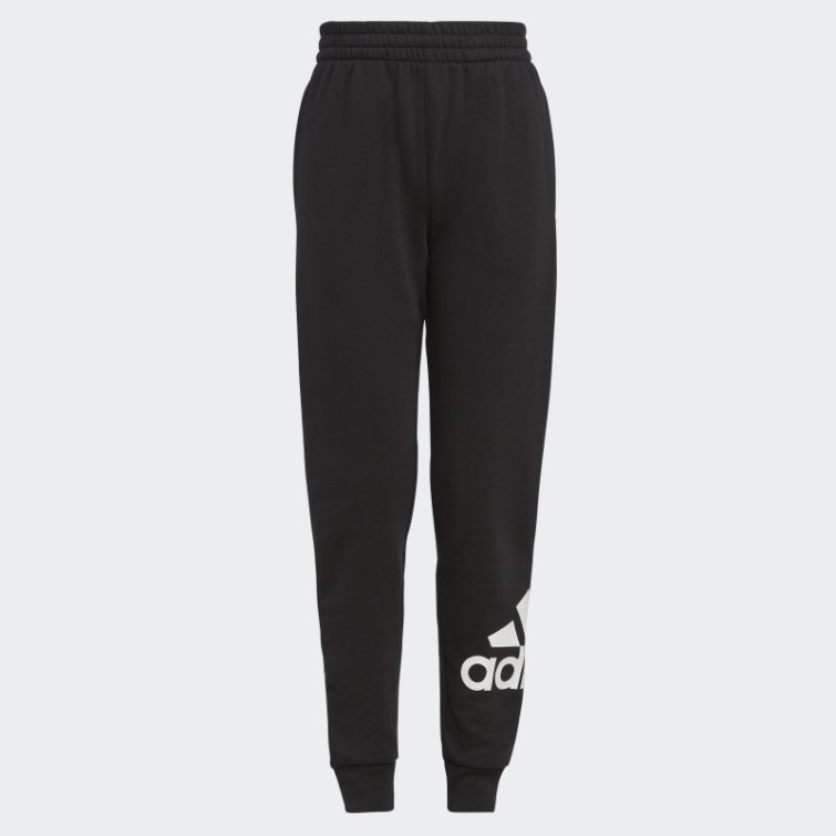 Pantalon De Jogging Essentiel En Coton Noir (taille Allongée) Adidas