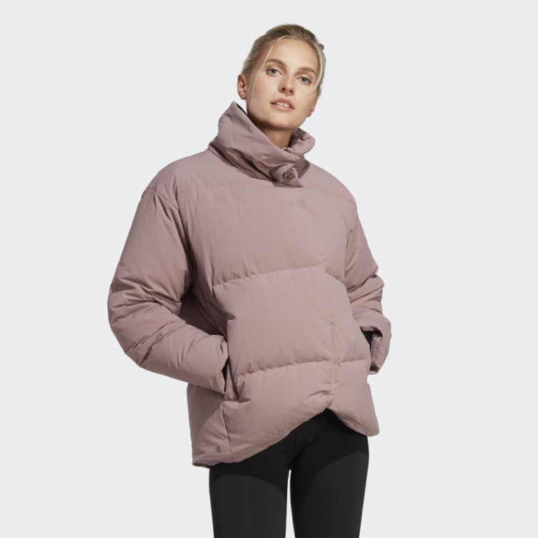 Doudoune Big Baffle Adidas Violet Fashion