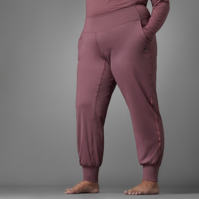 Pantalon De Yoga Authentique Balance (taille Plus) Bordeaux Adidas