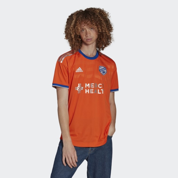 Adidas Orange Fc Cincinnati Maillot Extérieur Authentique 22/23