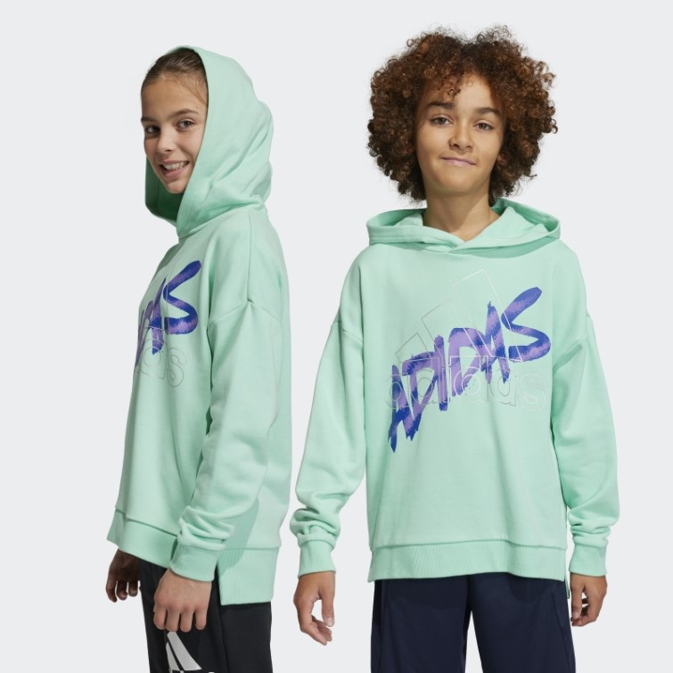 Adidas Sweat à Capuche Graphique Dance Vert