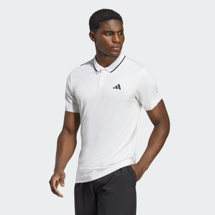 Polo Adidas Tennis Freelift Blanc