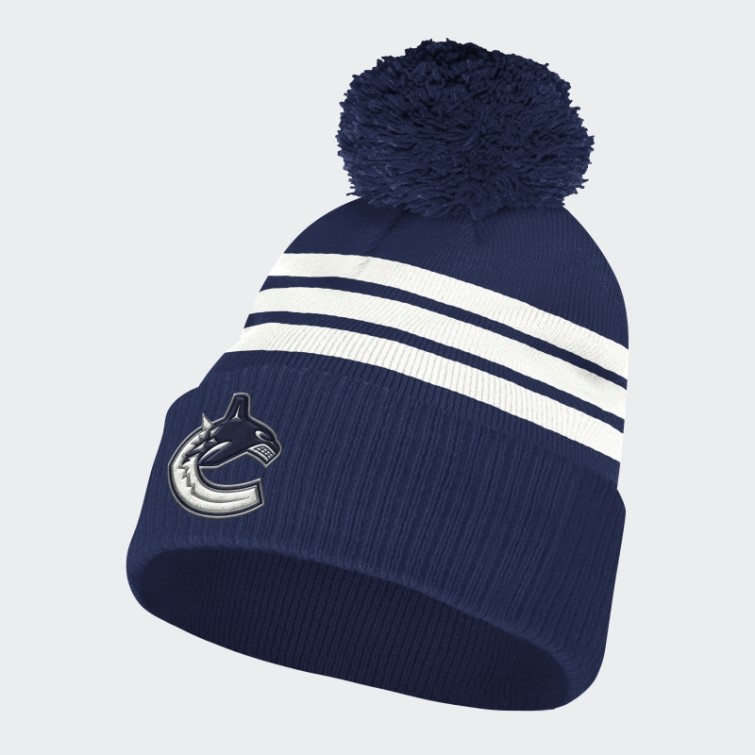 Adidas Canucks Bonnet à Pompon Nhl-vca-51c