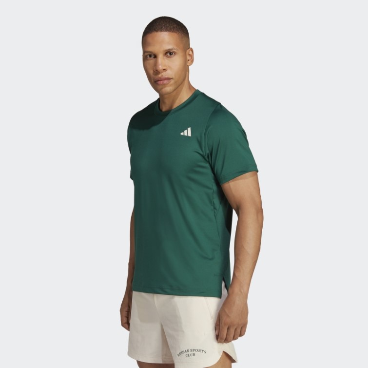T-shirt Graphique Sports Club Vert Adidas