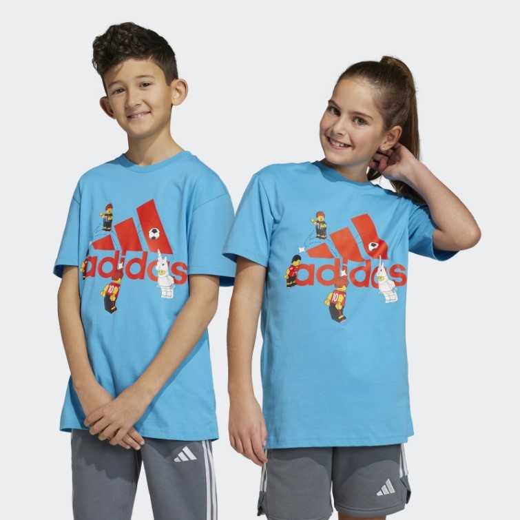 Adidas X Lego Football Badge Of Sport T-shirt Graphique Splash Frais