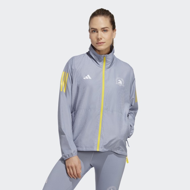 Adidas Boston Marathon 2023 Celebration Running Veste Violet Argent