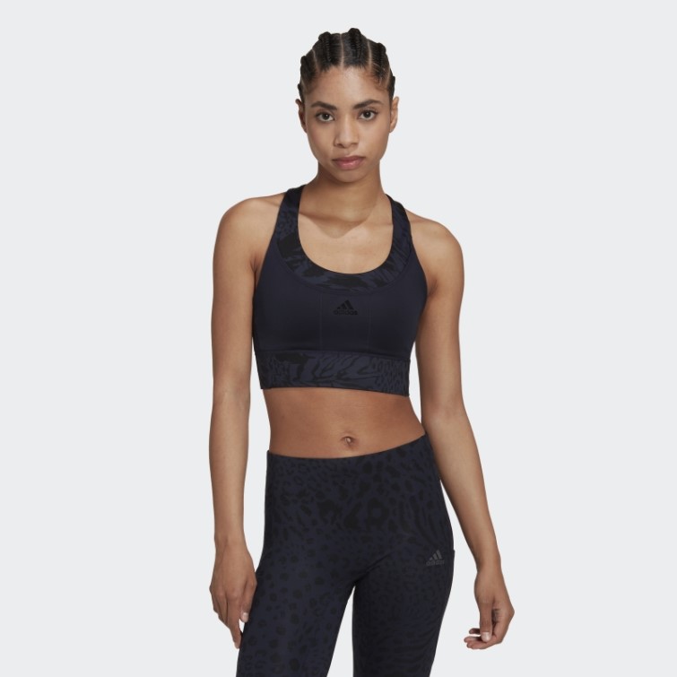 Soutien-gorge Imprimé à Maintien Moyen Adidas Ink