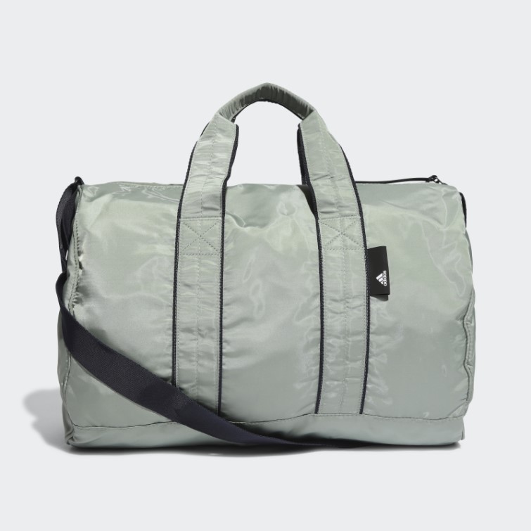 Sac Polochon Adidas Studio Training Vert Argent