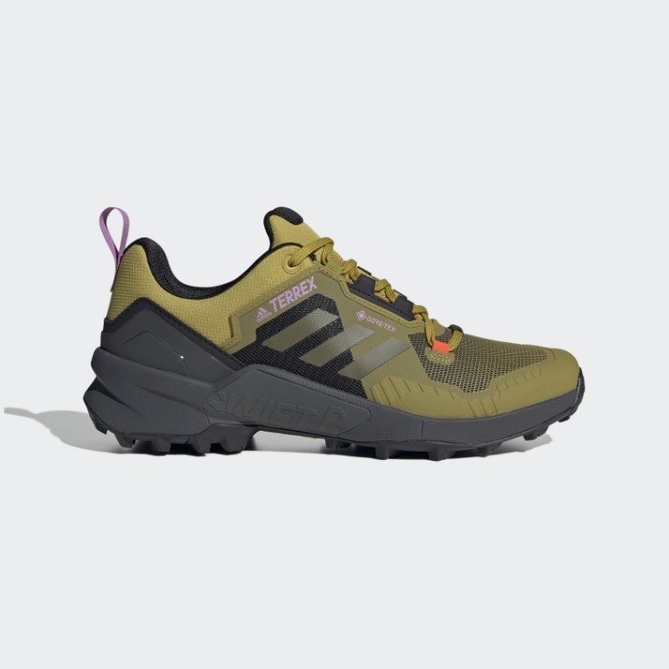 Chaussures De Randonnée Adidas Olive Terrex Swift R3 Gore-tex