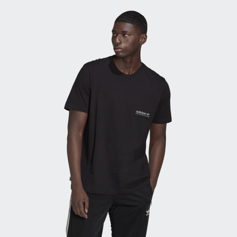 Adidas Aventure Fait Pour être Refait Tee Noir Mode