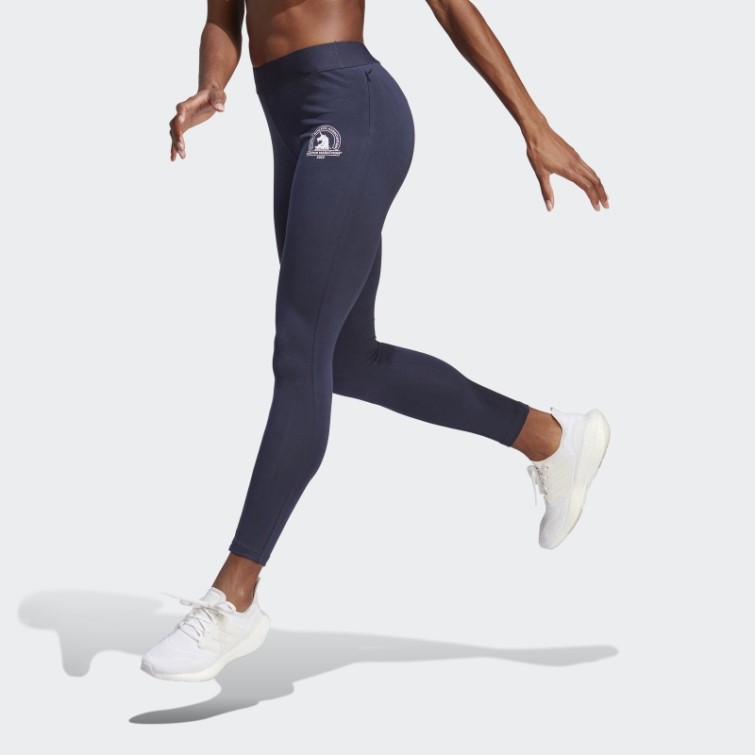 Adidas Boston Marathon 2023 Running Leggings Encre