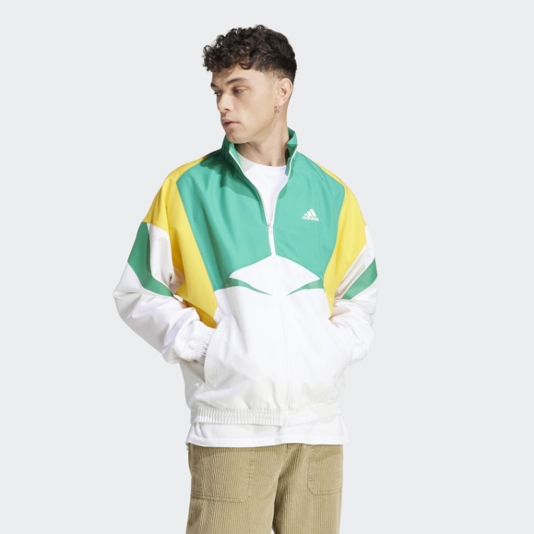 Blanc/vert Court/or