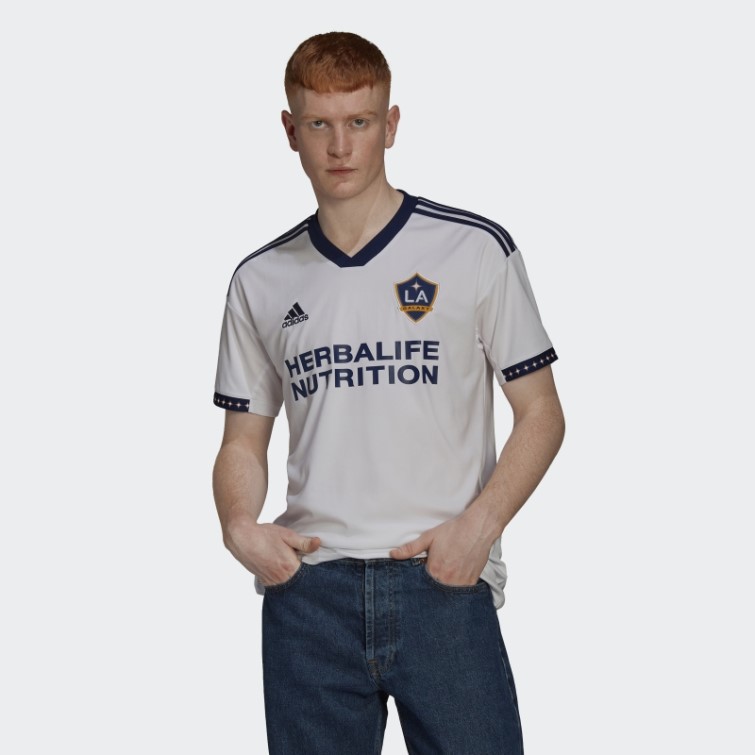 Adidas Maillot Domicile La Galaxy 22/23 Blanc