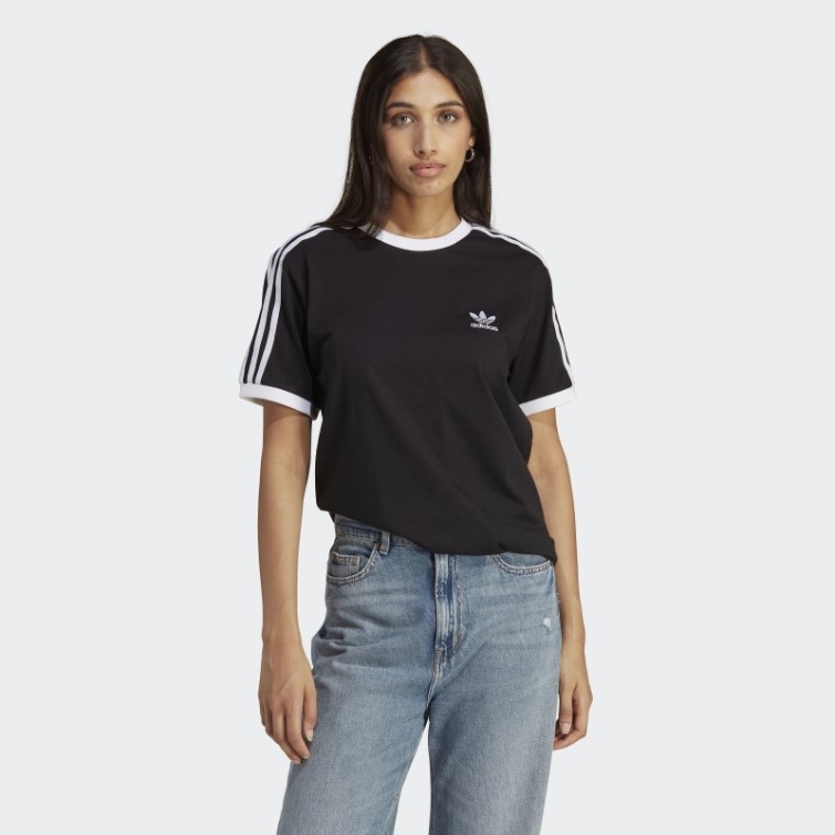 Adicolor Classics T-shirt à 3 Bandes Noir Adidas