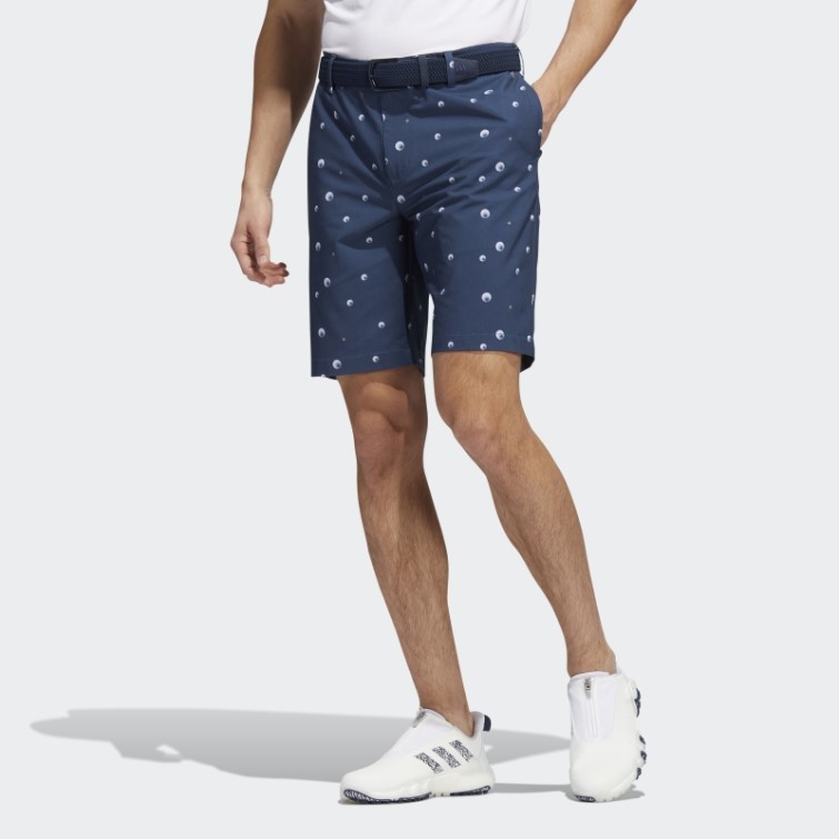 Adidas Ultimate365 Allover Print 9-inch Shorts Bleu Marine