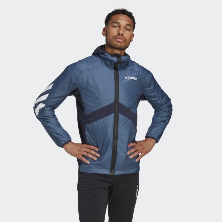 Veste De Ski De Randonnée Isolation Hybride Terrex Skyclimb Gore Acier Adidas