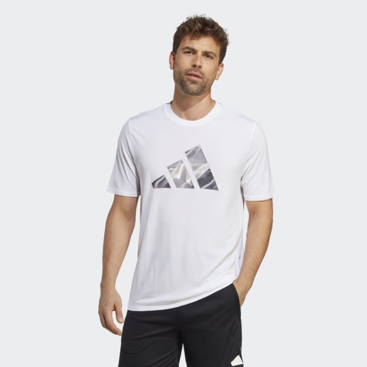 Adidas T-shirt D'entraînement Conçu Pour Le Mouvement Hiit Blanc