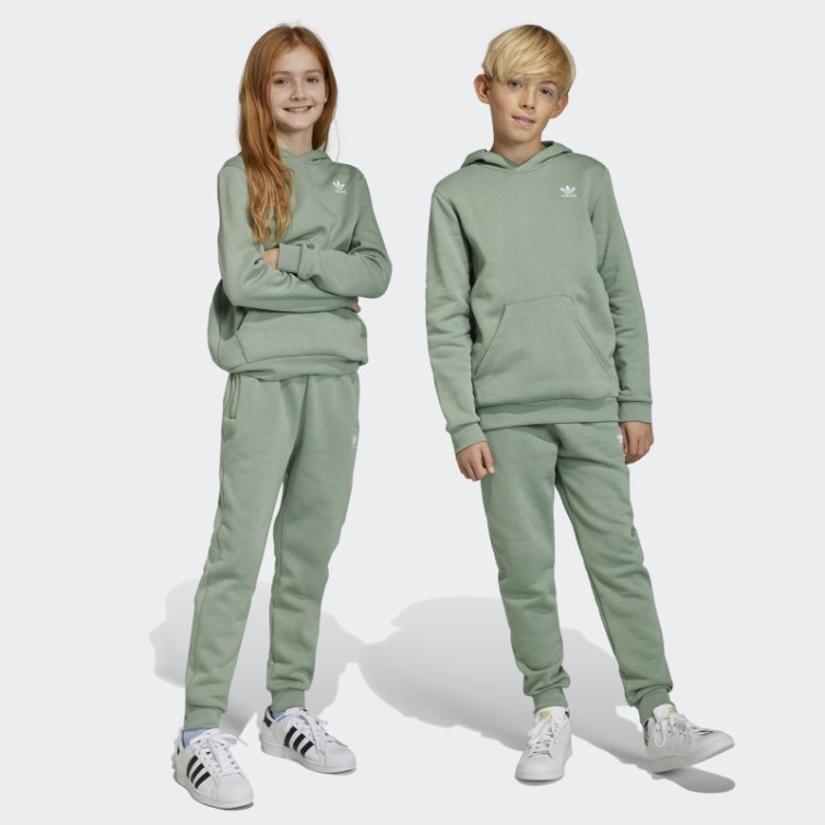 Adidas Jogging Adicolor Vert Argent